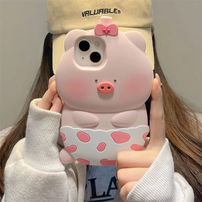 Cute Pig Apple Case as a Protective Cover for Daily Use