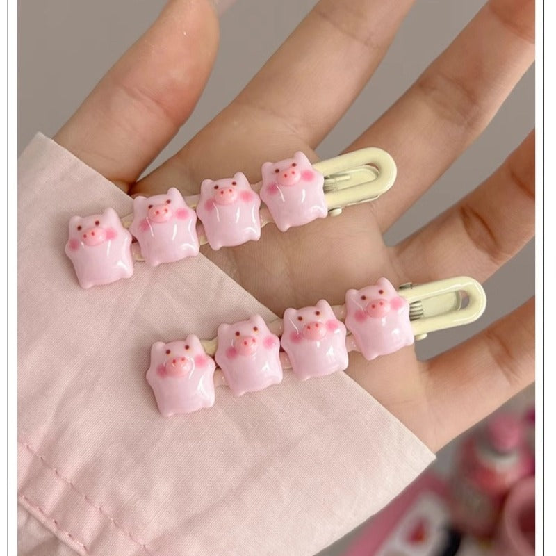 Lightweight and stylish pig hair clip, durable accessory for everyday use