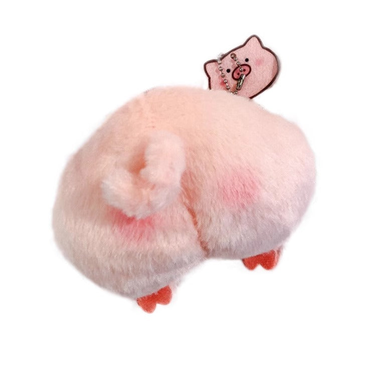 Soft plush pig coin purse for kids – fun and functional accessory.