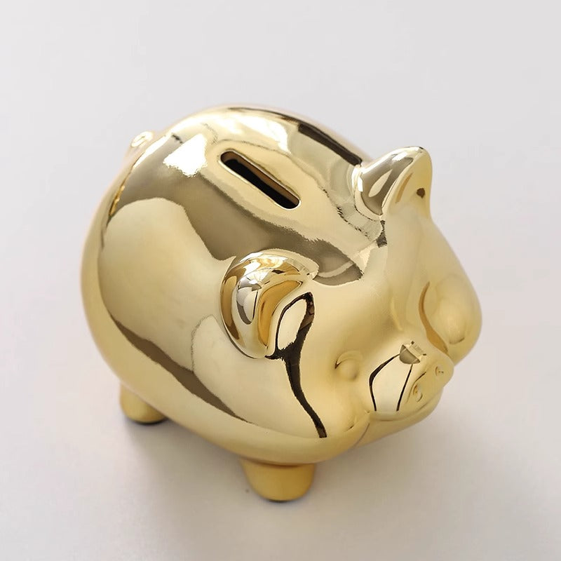 Perfect gift idea ceramic piggy bank for birthdays and holidays